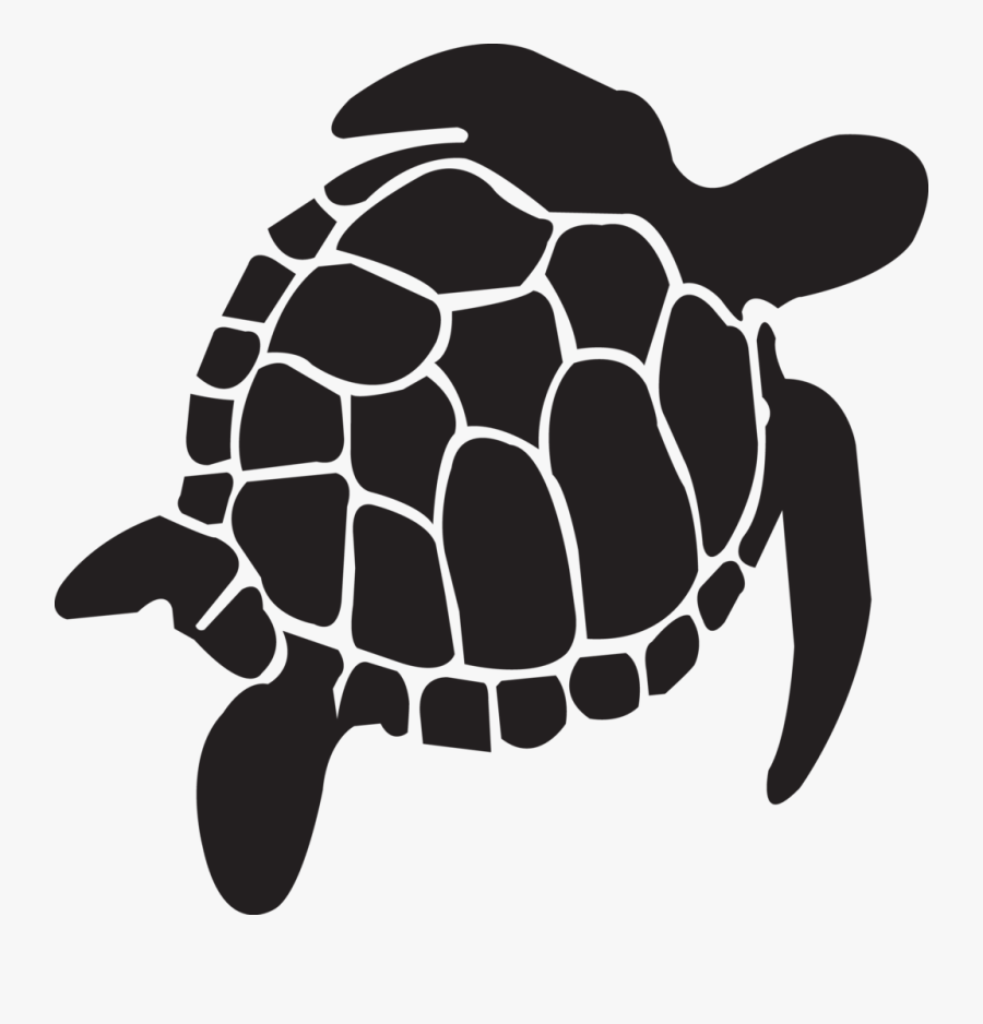 Tortoise Turtle Reptile Vector Graphics Portable Network - Sea Turtle Black Png, Transparent Clipart