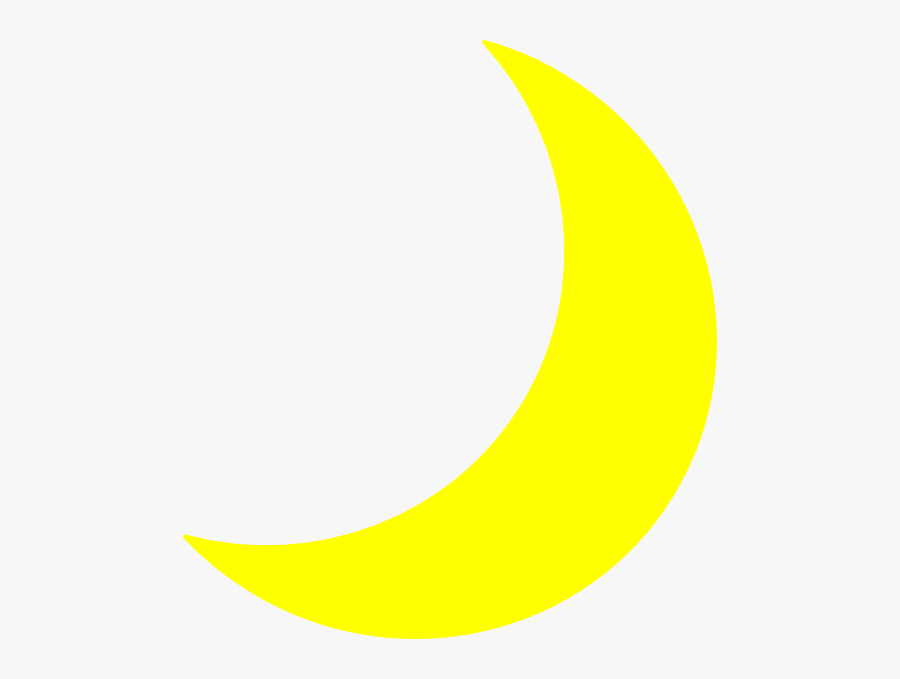Sleeping Moon Clipart Free Clipart Images Clipartcow - Yellow Crescent Moon Clip Art, Transparent Clipart