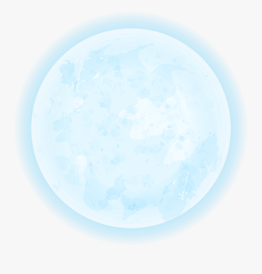 Blue Full Moon Clipart - 聖誕 節, Transparent Clipart