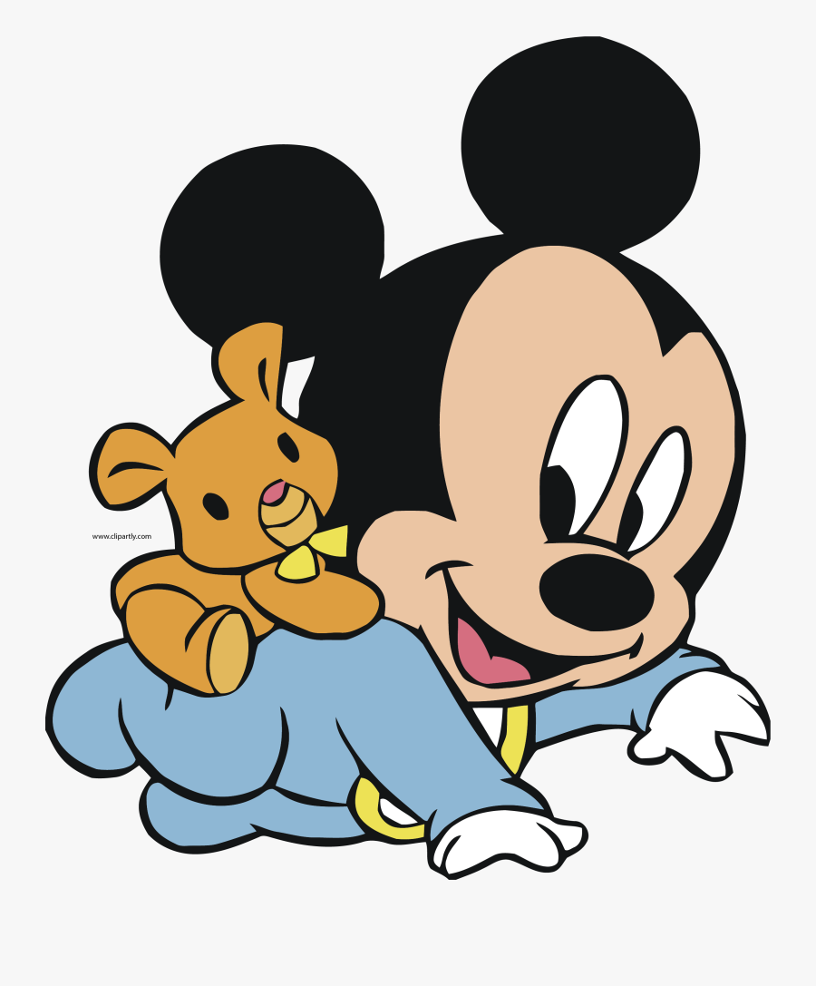 Baby Mickey Bear Clipart Png - Mickey Baby Png, Transparent Clipart