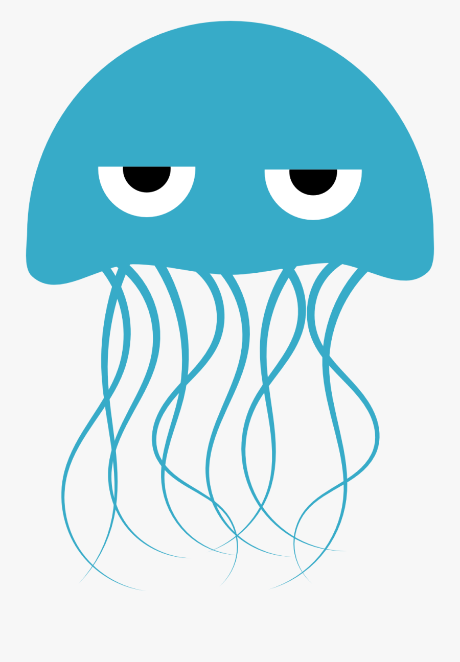 Free To Use & Public Domain Sea Creatures Clip Art - Blue Jellyfish Clipart, Transparent Clipart