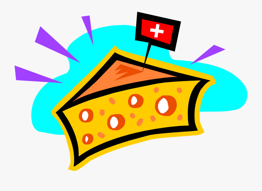 Swiss Cheese Clipart - Switzerland Food Clipart, Transparent Clipart