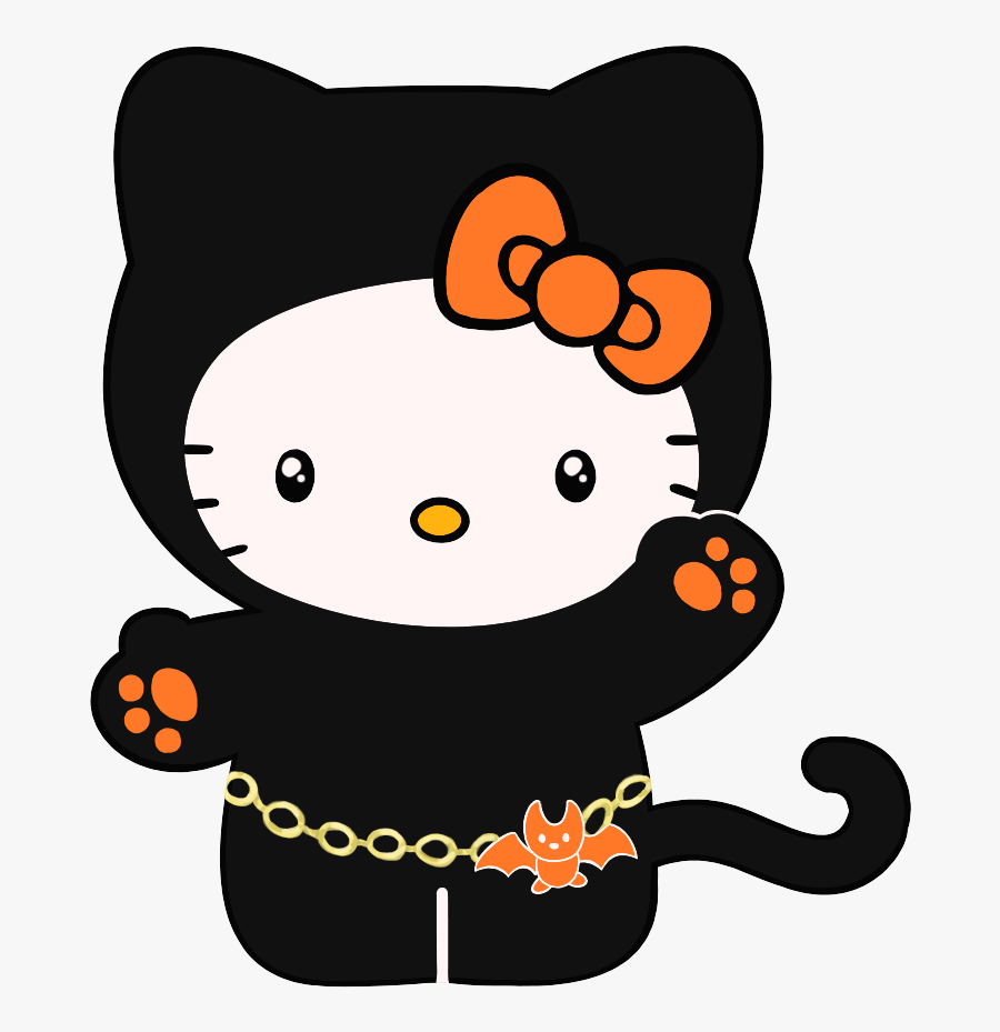 Hello Kitty Halloween Clip - Hello Kitty Halloween Clipart, Transparent Clipart