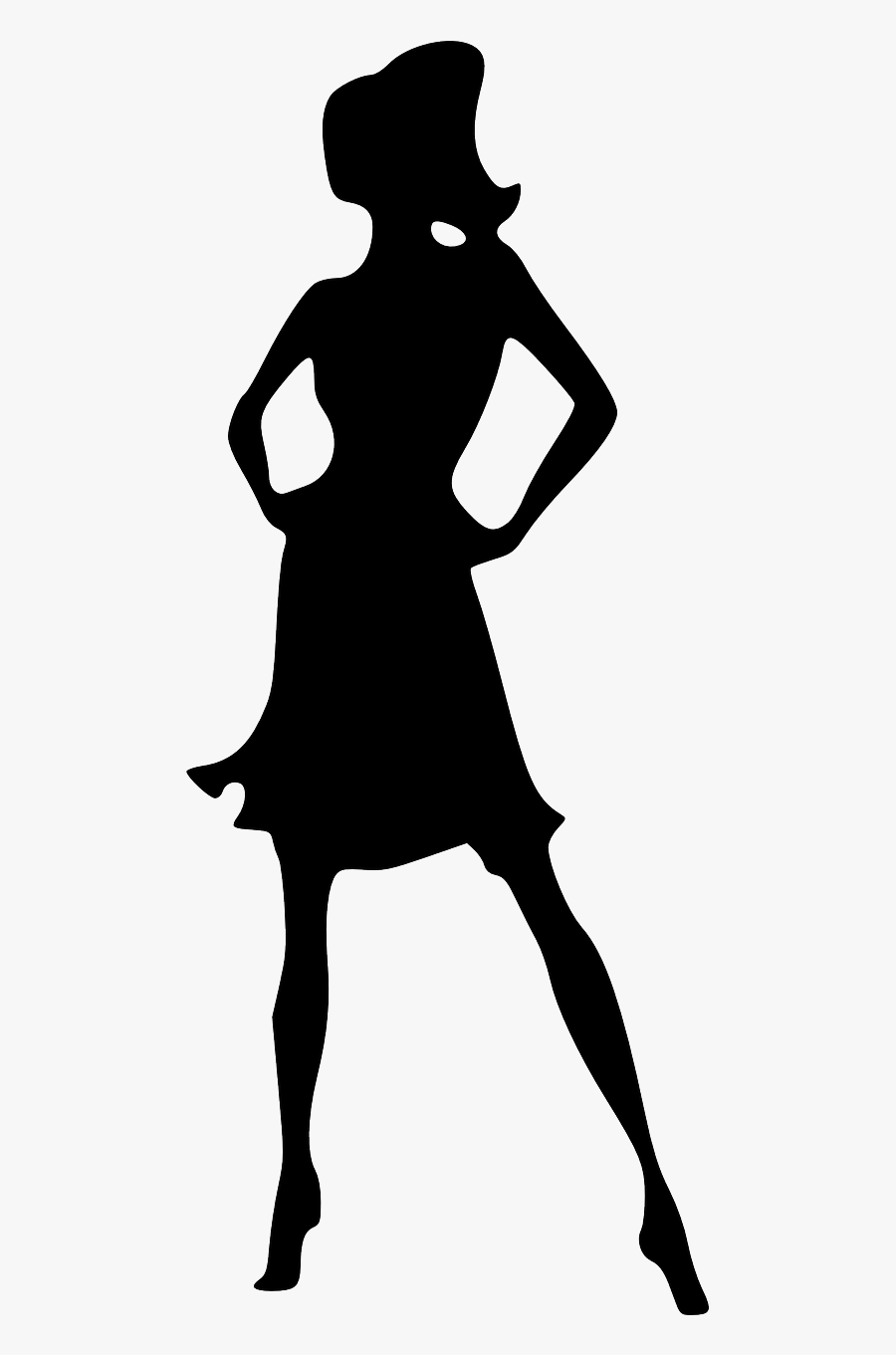Standing,shoulder,woman - Model Clipart, Transparent Clipart