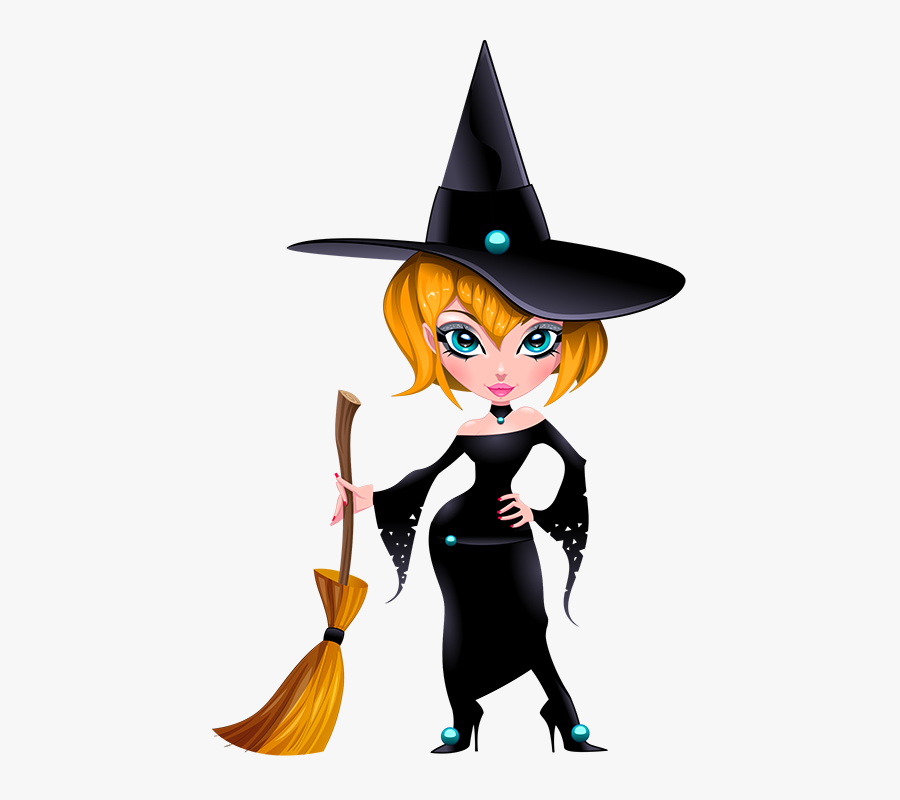 Gifs Halloween Witchy Witches - Crashing Witch Clipart Png, Transparent Clipart