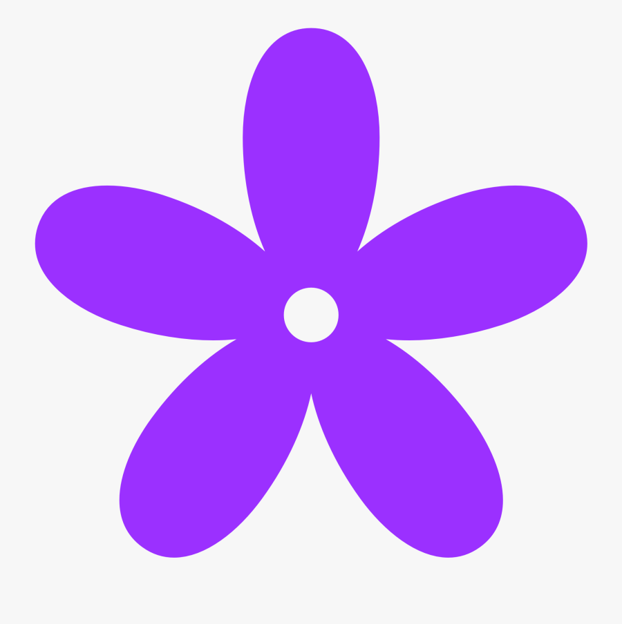 Clipart Psycodelic Flowers Daisies - Purple Flower Clipart Png, Transparent Clipart