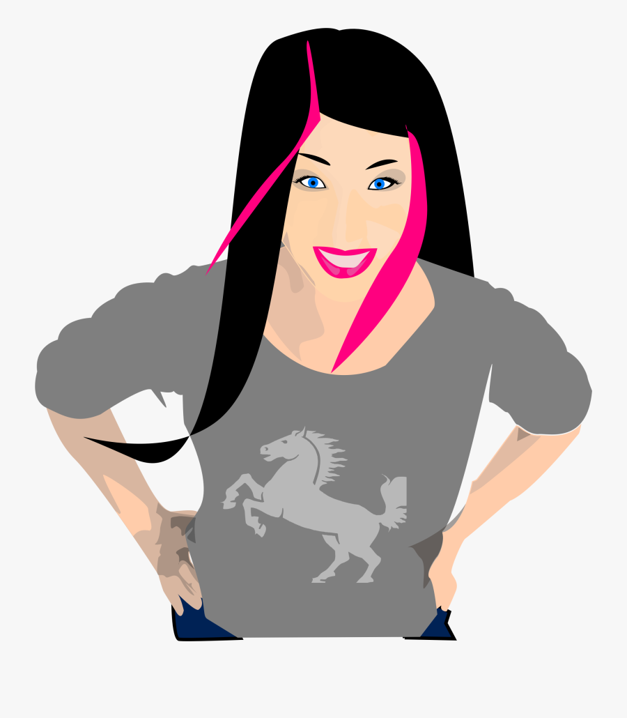 Free Clipart - Girl Pic Clipart Png, Transparent Clipart