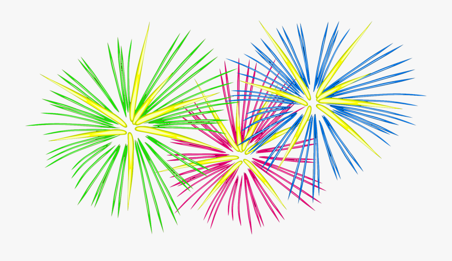 Transparent Firework Clipart Png - Fireworks Clipart Color, Transparent Clipart