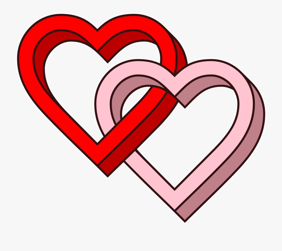 Double Heart Attack Survival - Love Hearts, Transparent Clipart