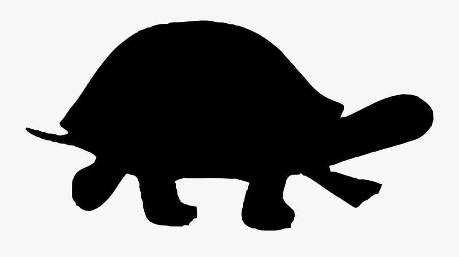 Turtle Clipart Black And White 10 - Turtle Silhouette Clipart, Transparent Clipart