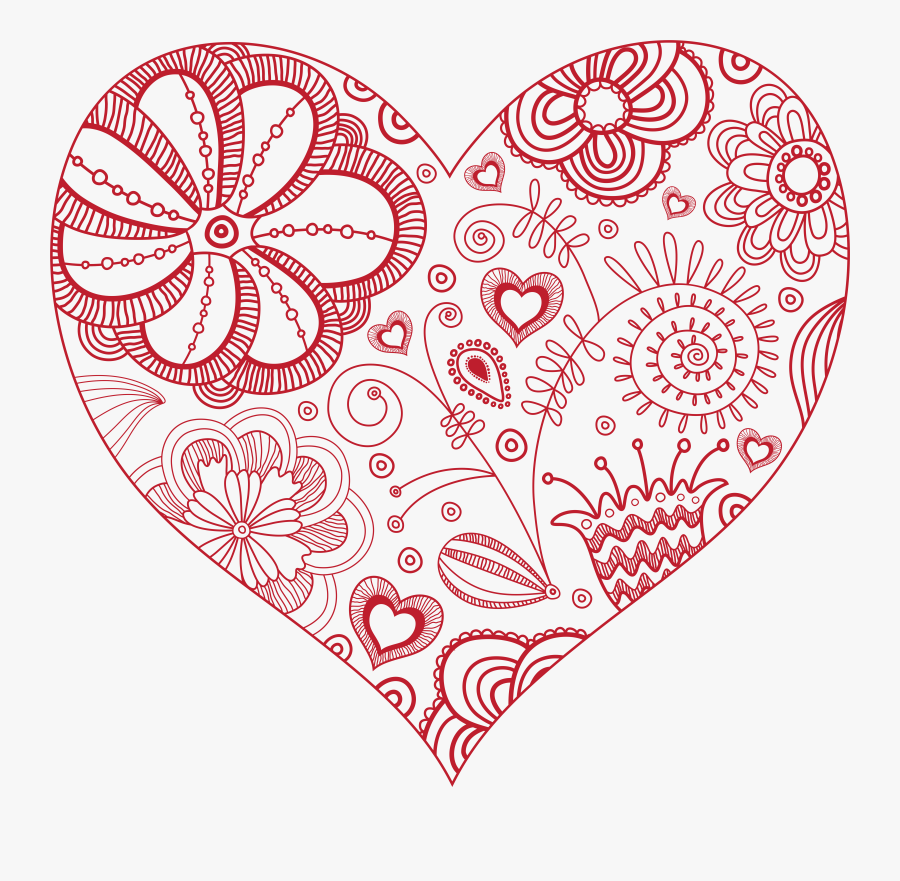 Hearts Clipart Decoration, Transparent Clipart
