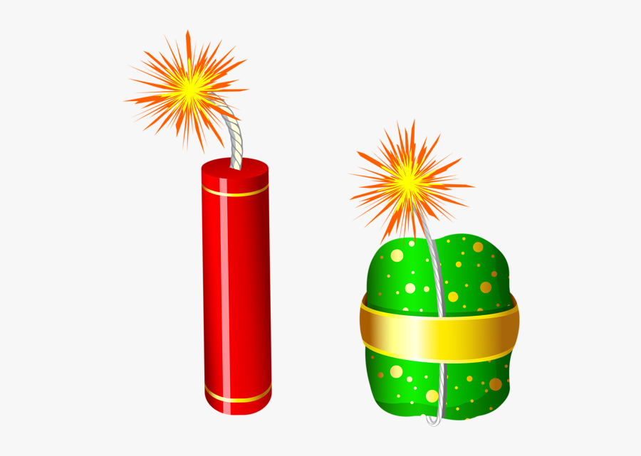 Cracker Clipart Red Firework - Diwali Cracker Images Png, Transparent Clipart