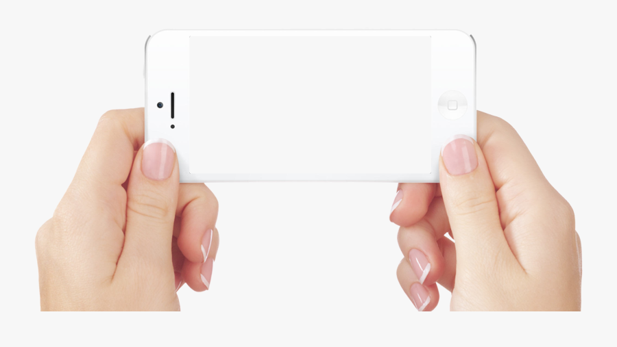 Smart Phone And Hand Png, Transparent Clipart