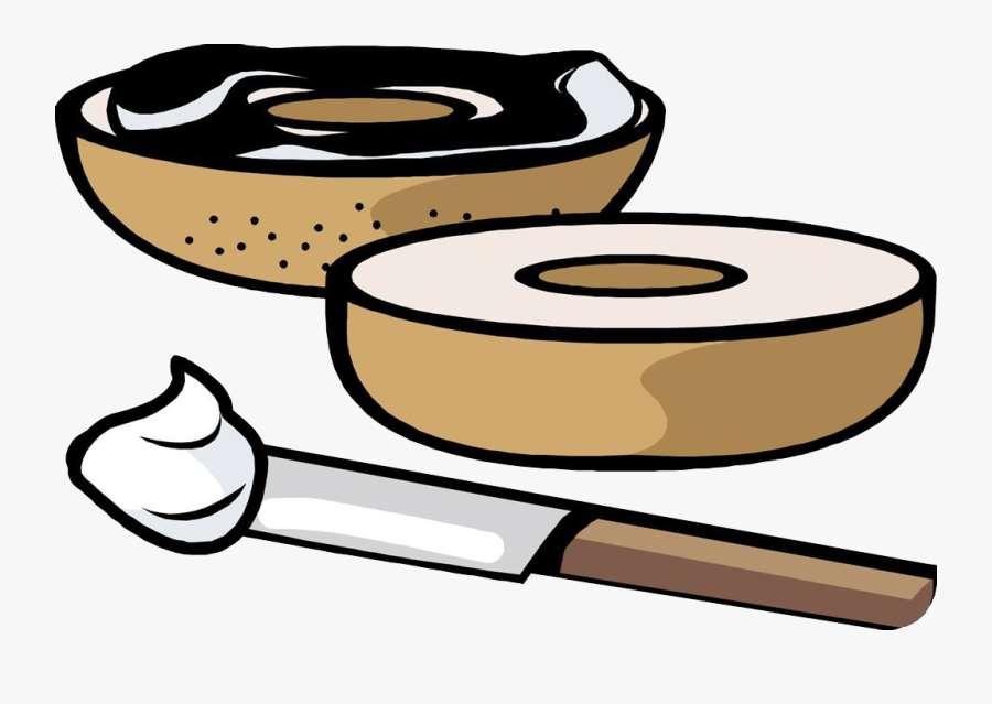 Clip Art Cottage Cheese Clipart - Cream Cheese Bagel Clipart, Transparent Clipart