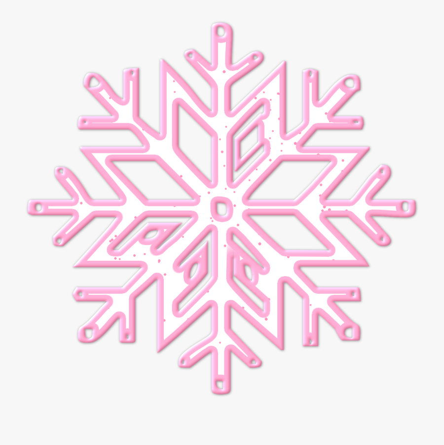 Pin By Baciu Mihaela On Photo - Pink And Silver Snowflake Clipart, Transparent Clipart
