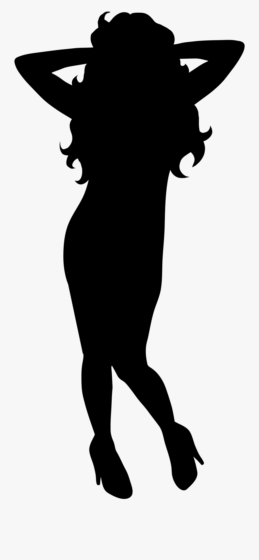 Woman Silhouette 03 - Dancing Woman Silhouette Png, Transparent Clipart