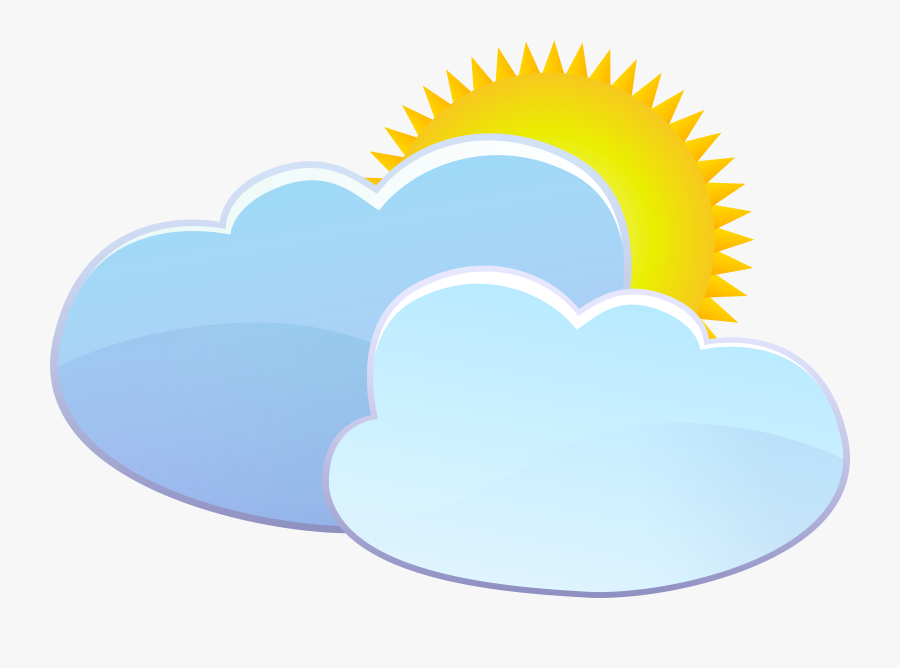 Clouds And Sun Weather Icon Png Clip Art - Dar E Arqam Schools Logo, Transparent Clipart