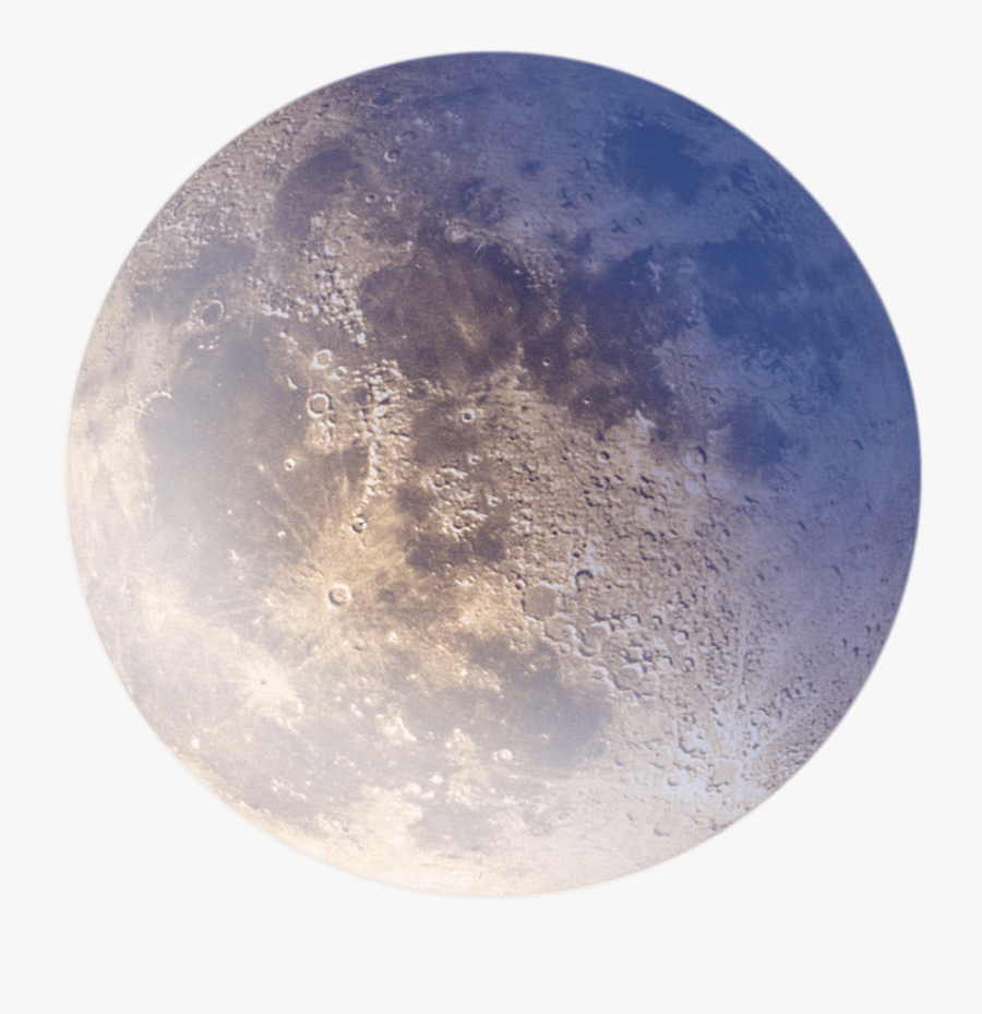Colourful Moon Png - Transparent Background Moon Png, Transparent Clipart