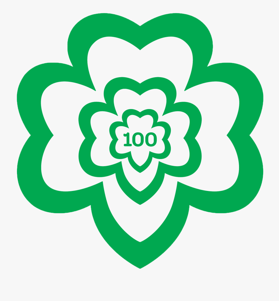 Daisy Girl Scout Logo Clip Art - Girl Scouts 100th Anniversary, Transparent Clipart