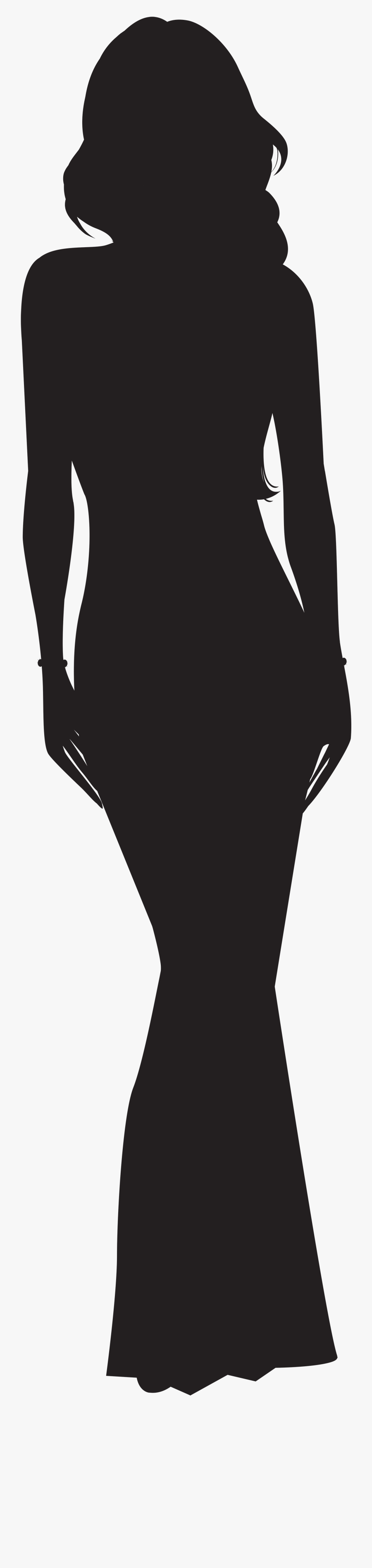 Woman Clipart Png - Free Woman Silhouette Png, Transparent Clipart