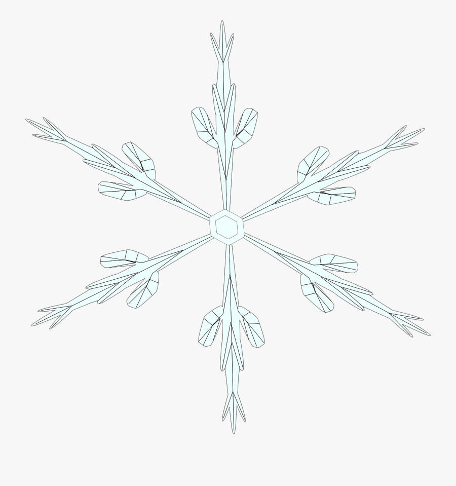 Free Vector Snowflake 6 Clip Art - Snowflake Clipart, Transparent Clipart