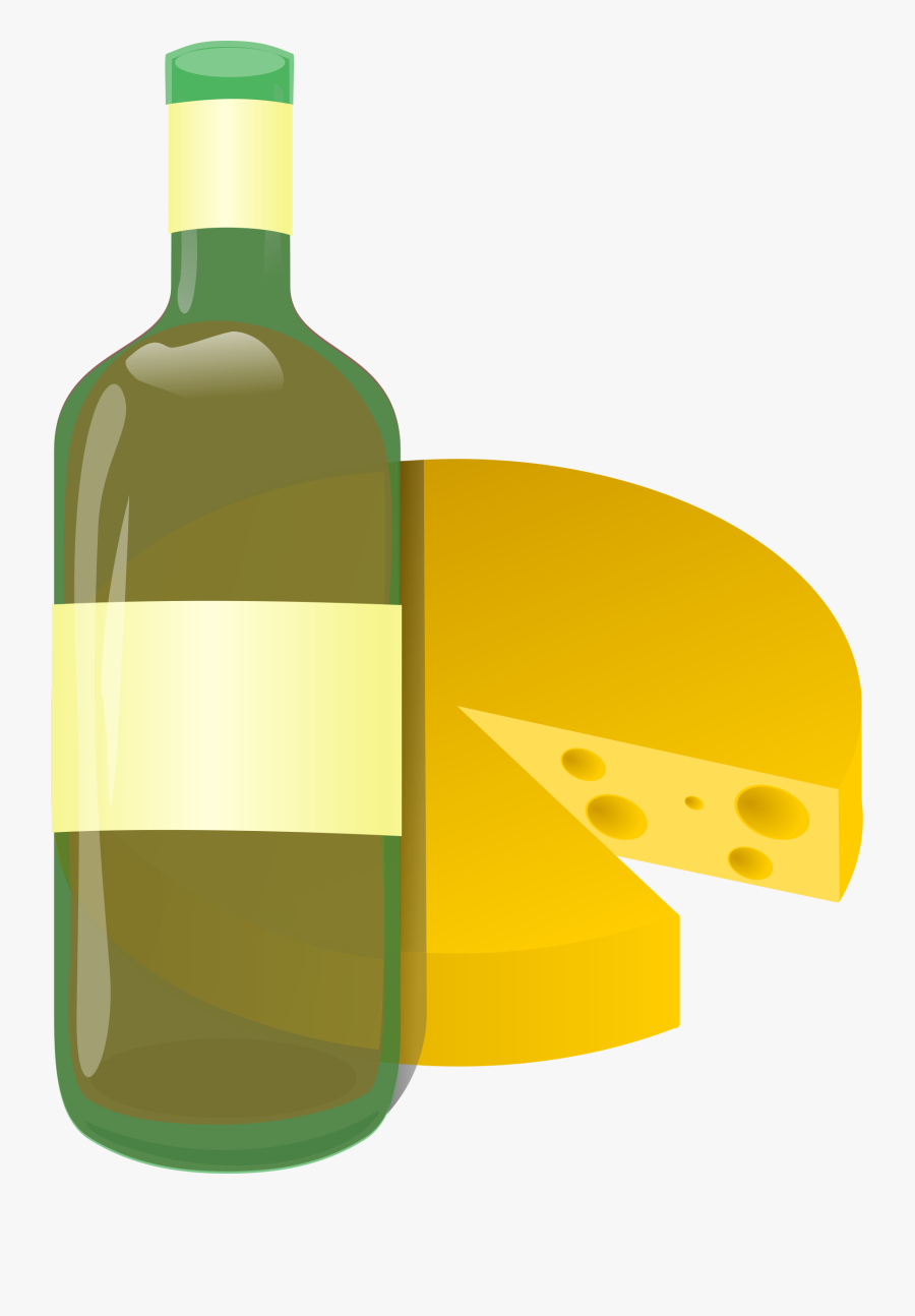 Clipart Wine And Cheese - Clip Art Cheese And Wine, Transparent Clipart
