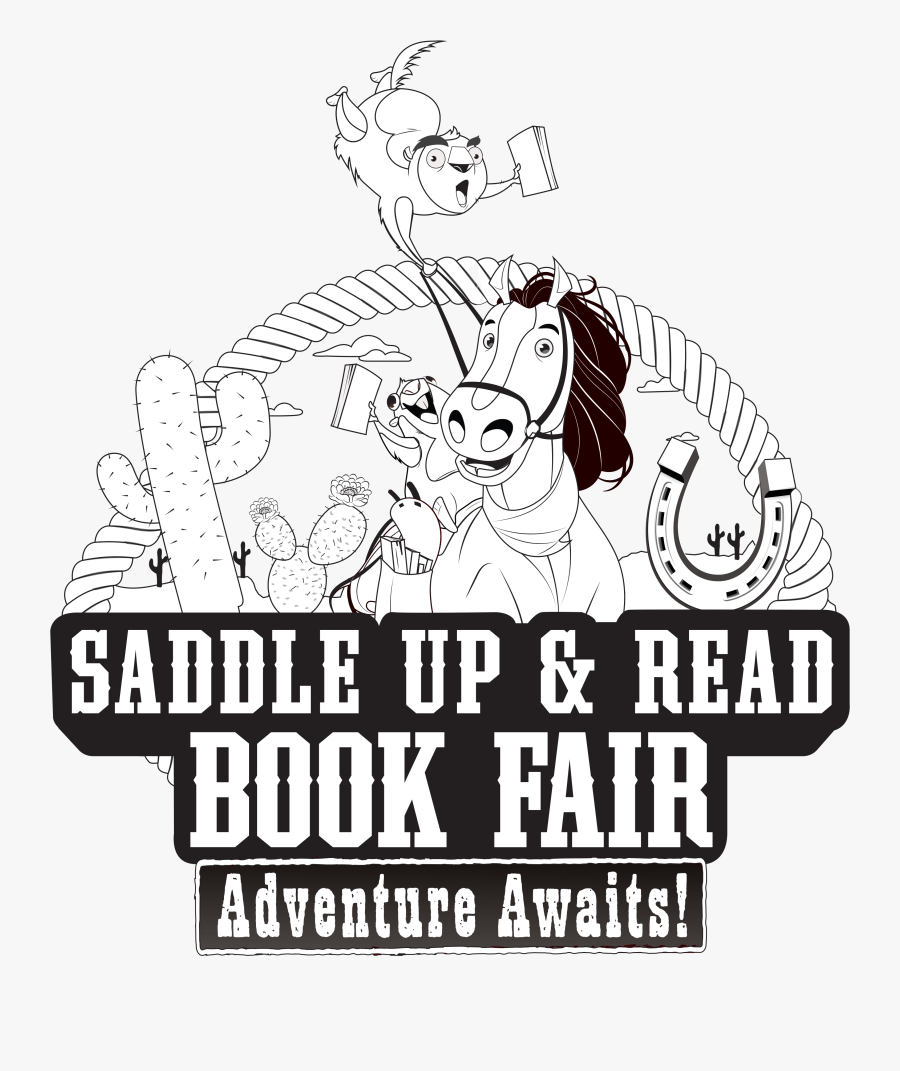 Scholastic Canada Fairs Webart - Scholastic Book Fair Saddle Up And Read, Transparent Clipart