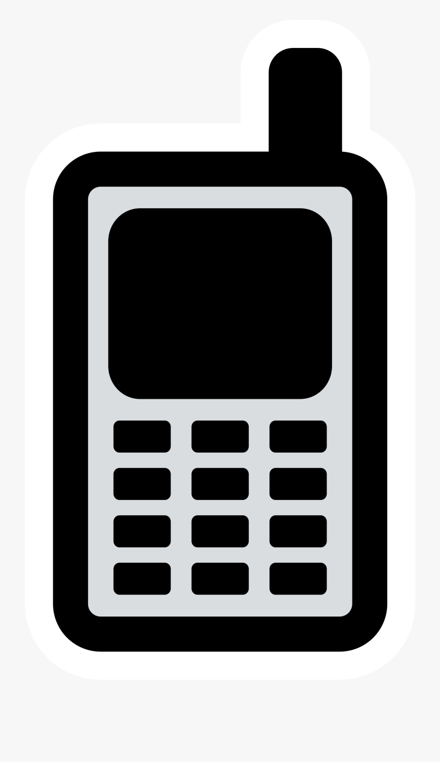 Mobile Phone Case,numeric Keypad,mobile Phone Accessories - Clipart Cellphone Png, Transparent Clipart