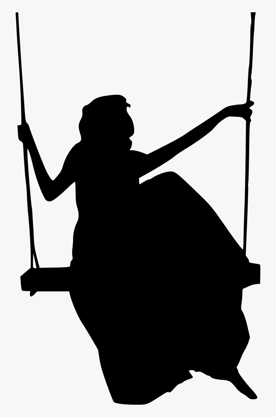 Fashion Woman Clipart - Swing Woman Png, Transparent Clipart