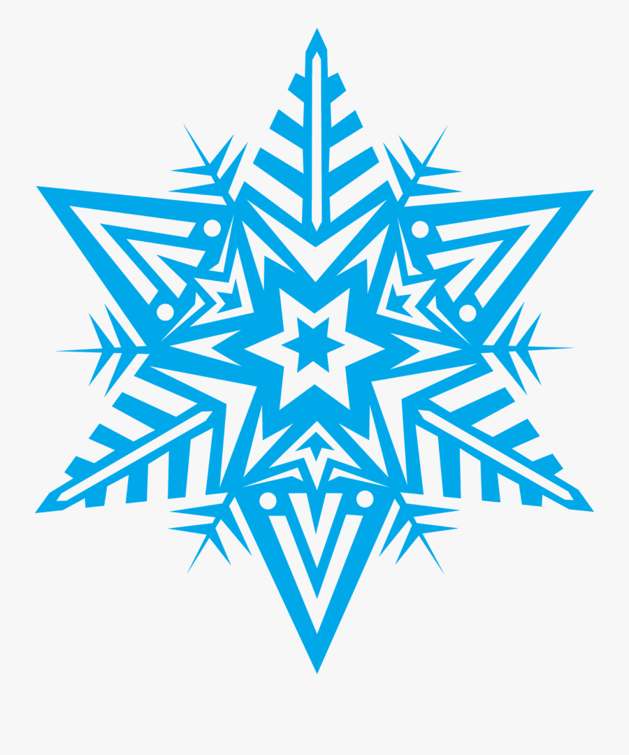 Blue Snowflake Clip Art Snowflake , Free Transparent