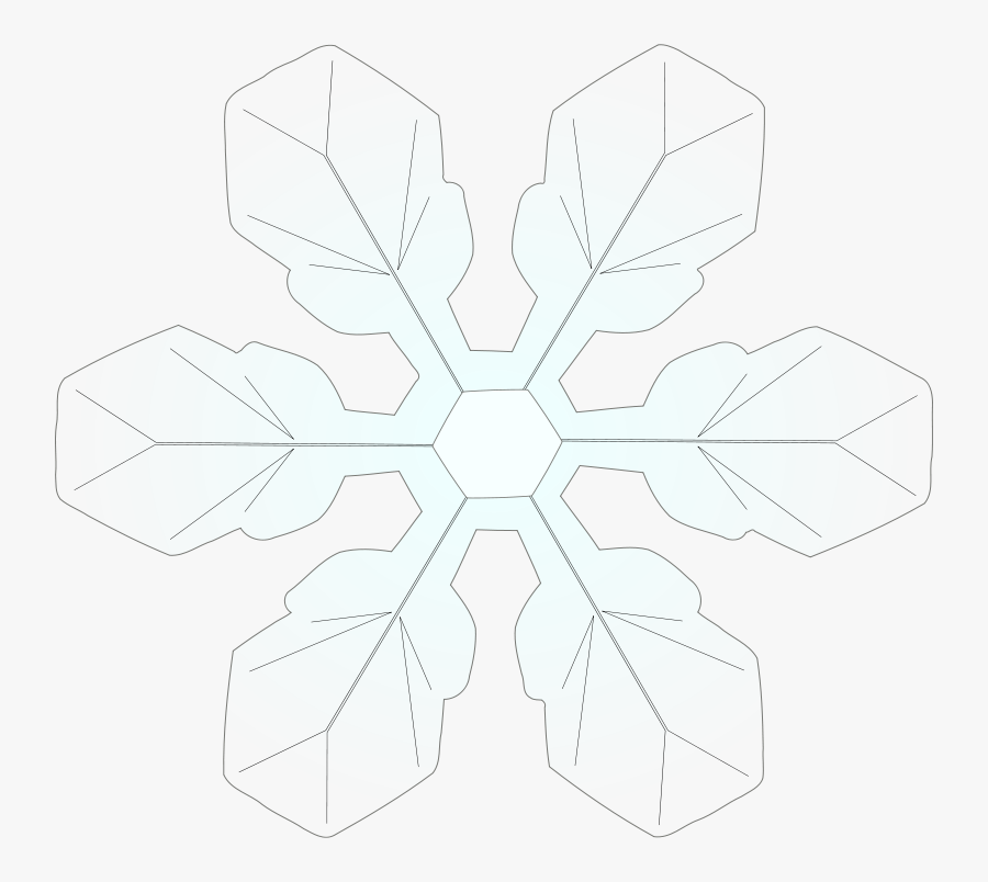 Free Vector Snowflake 1 Clip Art - Ceiling, Transparent Clipart