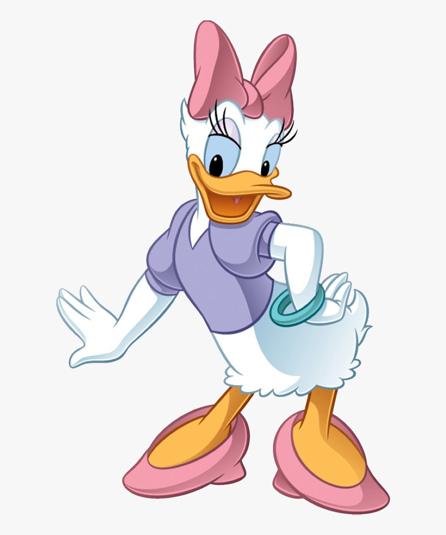 Mickey Daisy Minnie Pluto Donald Duck Mouse Clipart - Daisy Duck, Transparent Clipart