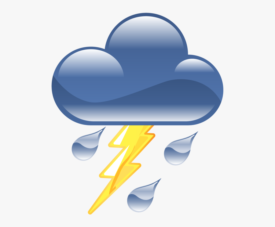 Png Transparent Images All - Thunderstorm Icon, Transparent Clipart
