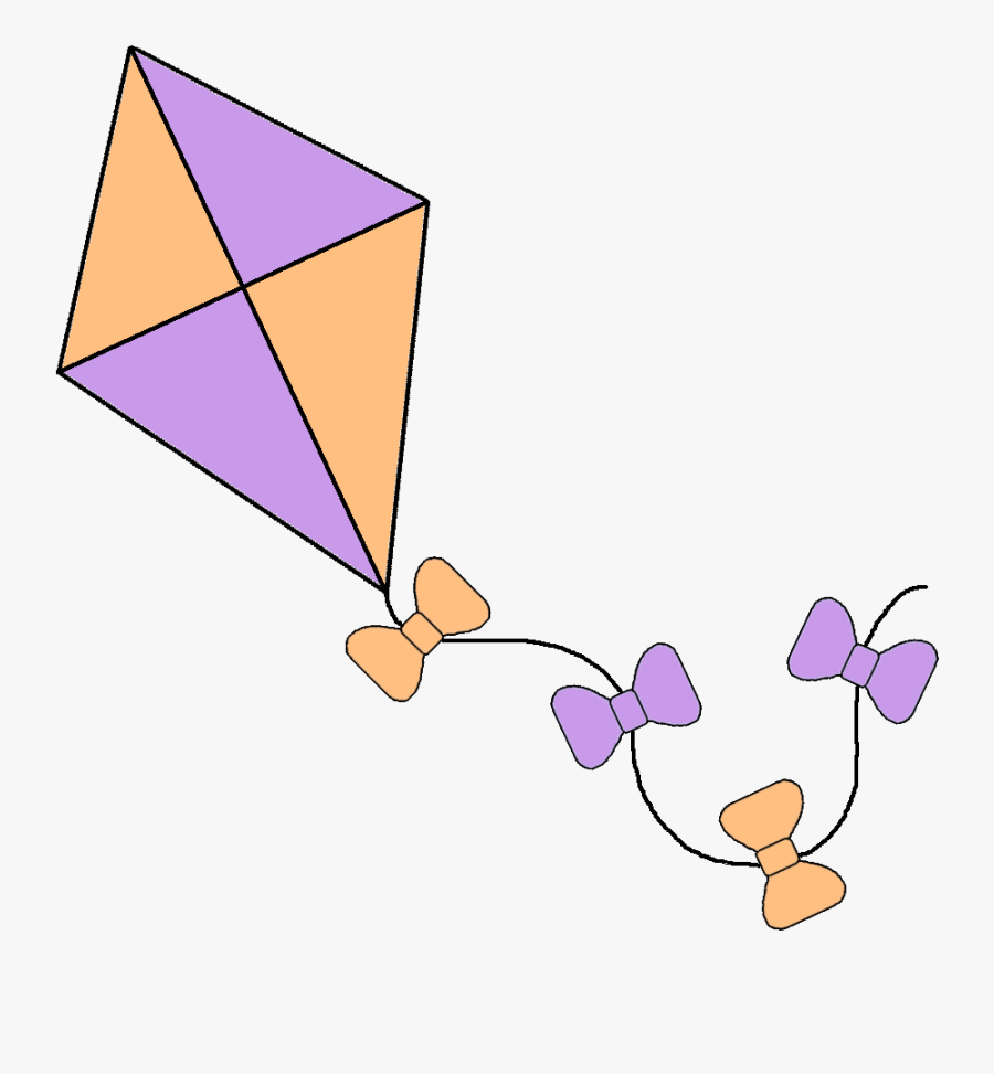 Transparent Diamond Clip Art - Kite Clipart Transparent, Transparent Clipart