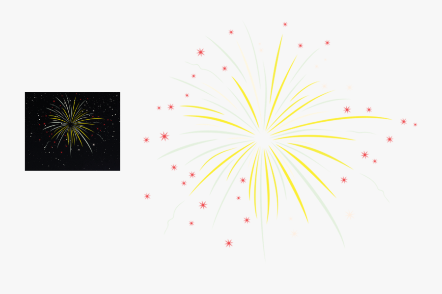 New Year Fireworks Png Clipart Free - Fireworks, Transparent Clipart