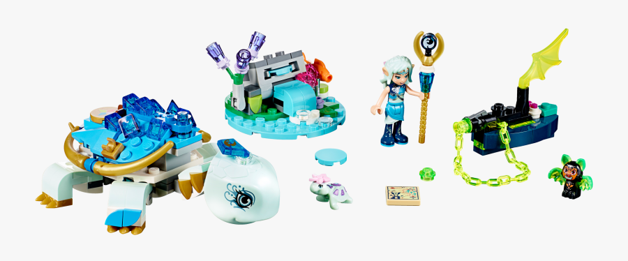 Naida And The Water Turtle Ambush - Lego 41191, Transparent Clipart