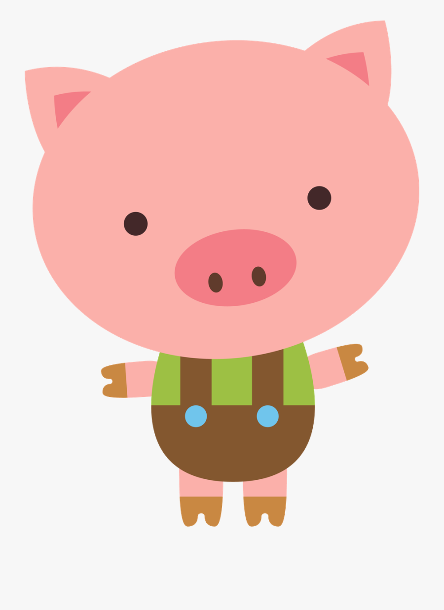 Princess Clipart Pig - Fantoche Os Tres Porquinhos Para Imprimir, Transparent Clipart