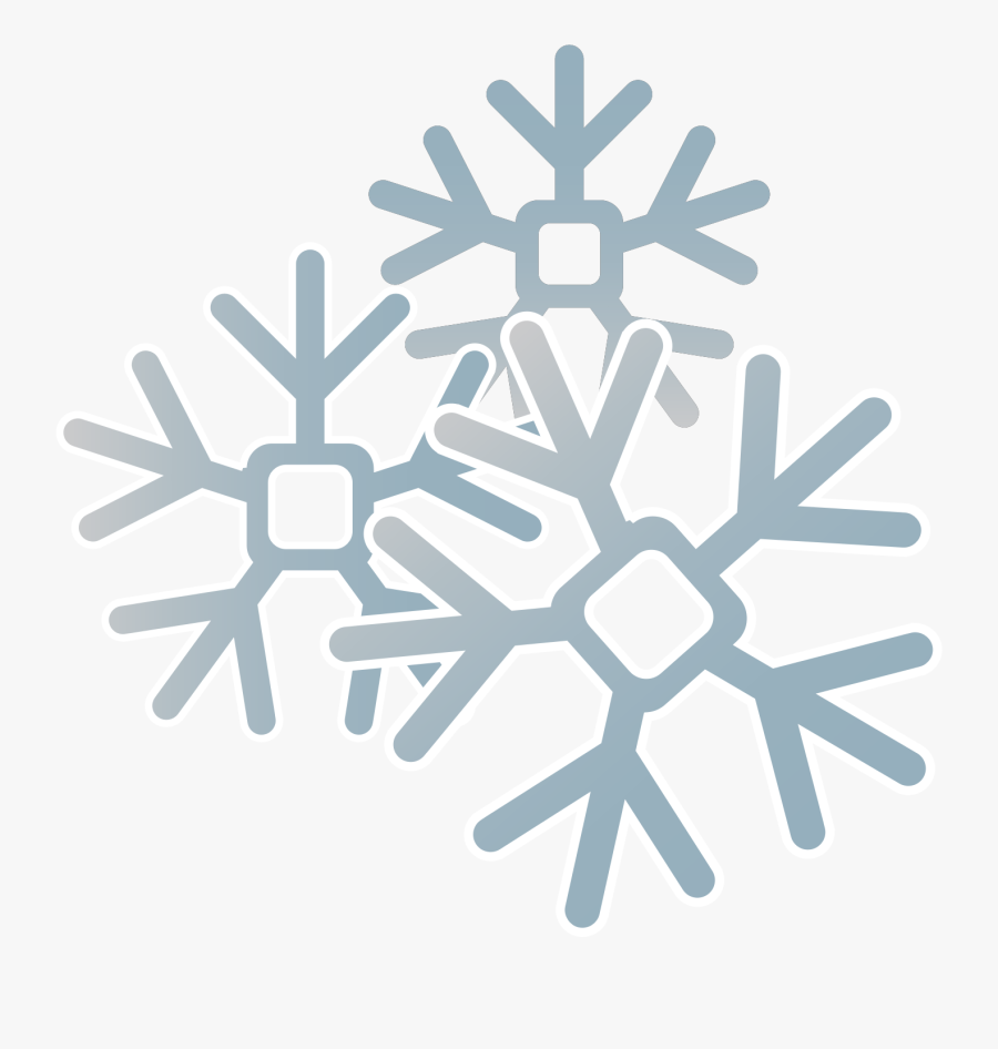 Snowflake Cartoon Clip Art - Cartoon Snow Transparent Background, Transparent Clipart