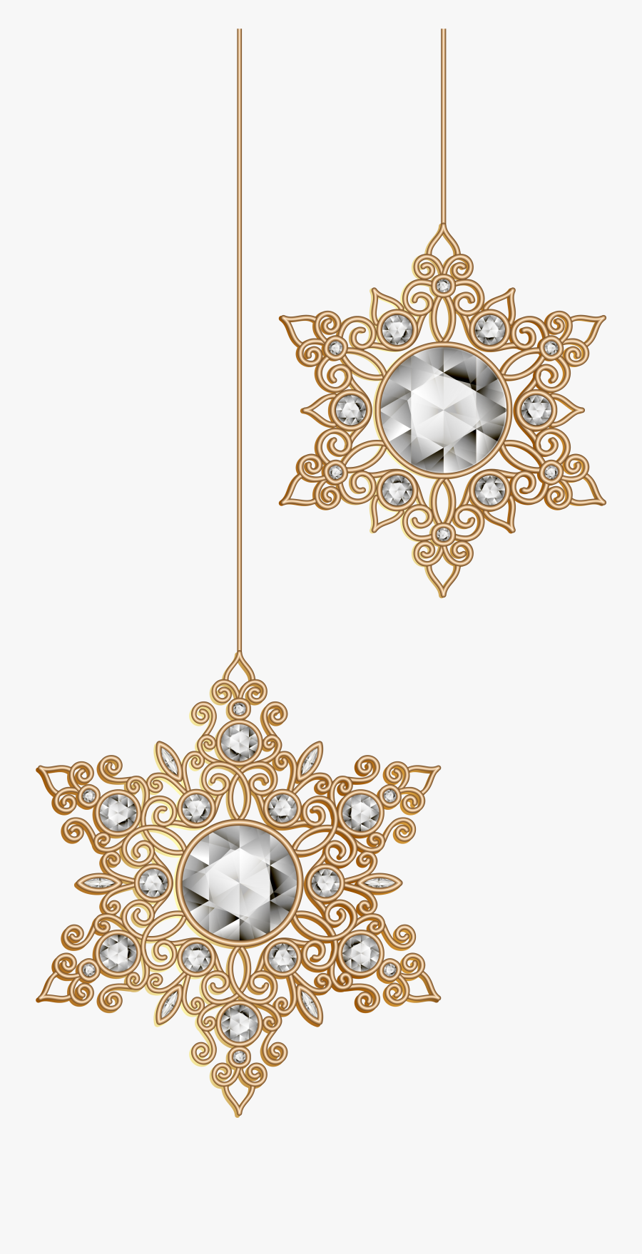 Christmas Snowflakes Ornaments Png Clip-art Image - Snowflake Ornament Png, Transparent Clipart