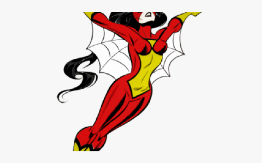 Spiderwoman Clipart, Transparent Clipart
