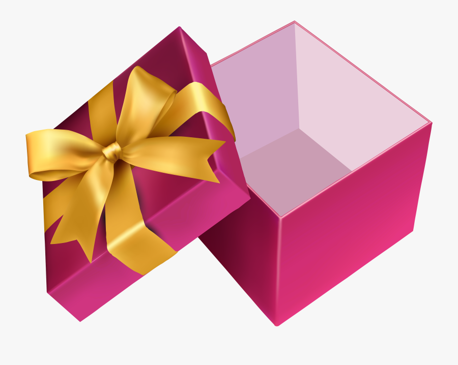 Pink Open Gift Png Clipart - Open Gift Box Png, Transparent Clipart