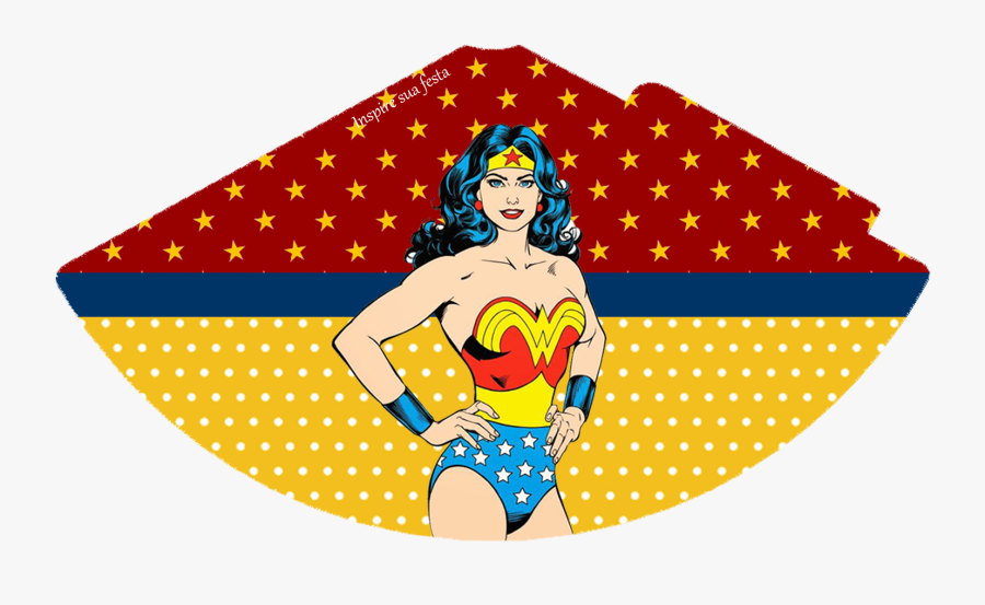 Transparent Wonderwoman Png - Mulher Maravilha Kit Festa, Transparent Clipart