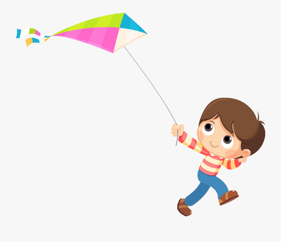 Store - Flying A Kite Cartoon, Transparent Clipart