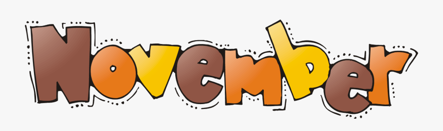 Month Of November Clipart, Transparent Clipart