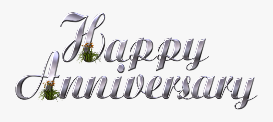 Transparent August Clip Art - Wedding Anniversaries Text Png, Transparent Clipart