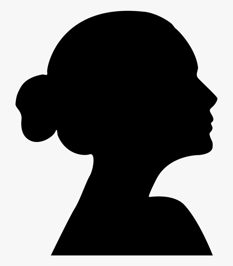 Hd Silhouette - Girl Face Silhouette Png, Transparent Clipart