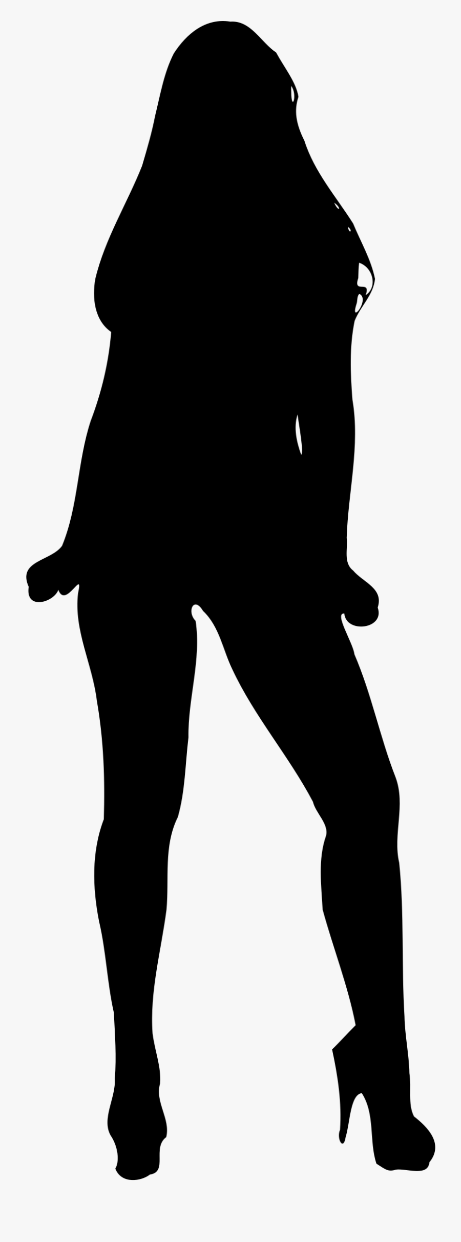 Pregnant Woman Silhouette Clip - Women Model Silhouette Png, Transparent Clipart