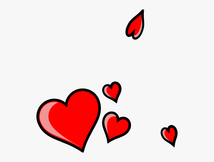Three Hearts Clip Art - Three Red Hearts Clipart, Transparent Clipart
