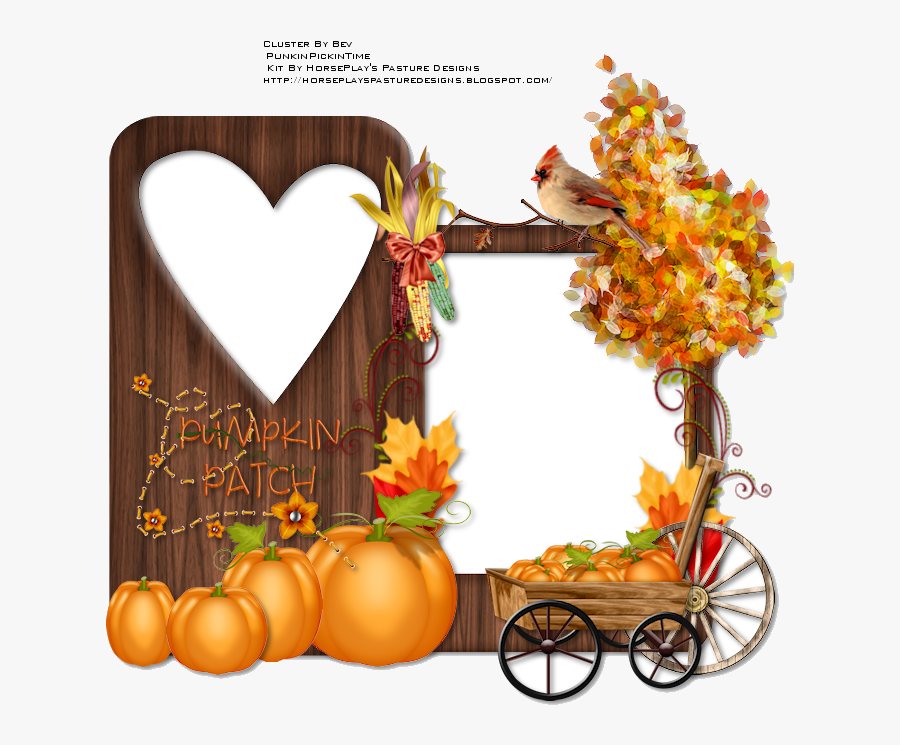 November Cliparts For Free Clipart Fall Garden And - Png Thanksgiving Photo Frames, Transparent Clipart