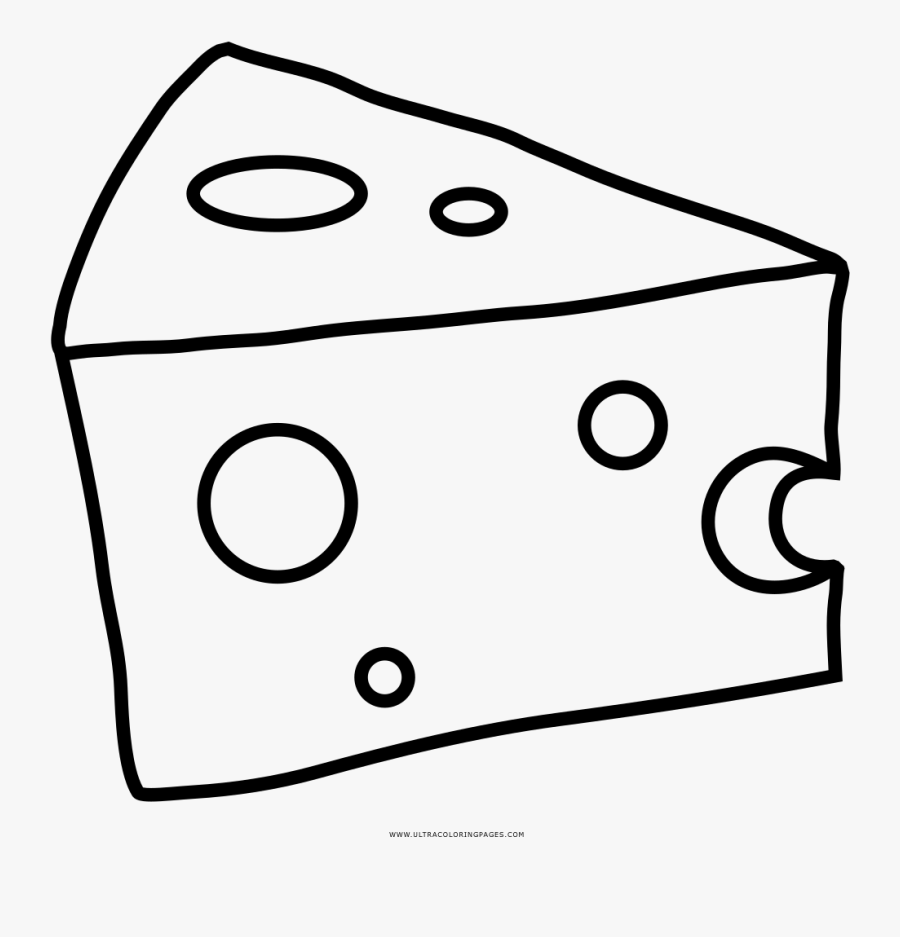 Cheese Clip Art Outline - Cheese Line Drawing, Transparent Clipart